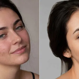 Portrait retouch before and after gallery example 2