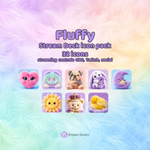 Fluffy Stream Deck Icon Pack preview
