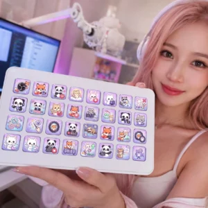 Stream Deck Kawaii Pastel OBS icons preview for broadcast controls