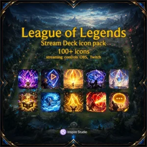 League of Legends Stream Deck Icon Pack preview