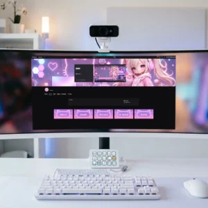 Cyber Kawaii Kitty Twitch YouTube Branding Kit branding kit preview