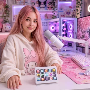 Sanrio-inspired Stream Deck icons preview for streamer Twitch setup